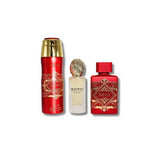 LATTAFA BADE`AL OUD SUBLIME EDP (UNISEX) 3PC SET (100ML EDP+ 300ML AIRFRESHER+ 200ML PARFUMED SPRAY))