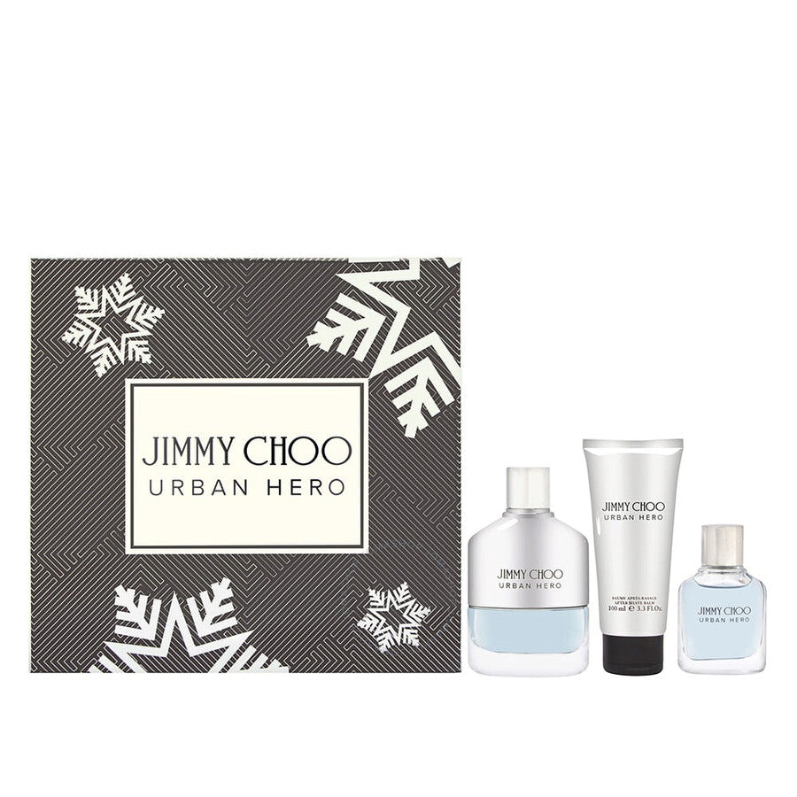 Jimmy Choo Man Urban Hero 3Pc 3.3 Edp Spr, A/S Balm, Mini