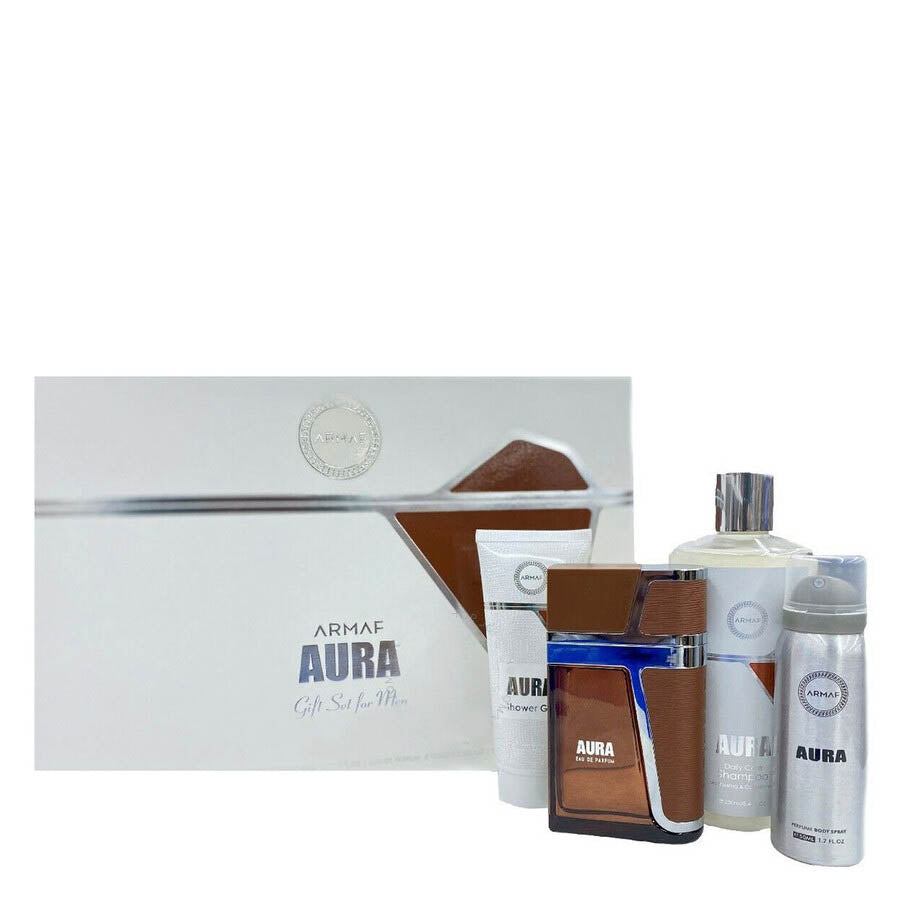 Armaf Aurah Bli Free 4-Piece Set: EDP, Body Spray & Shampoo