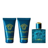 Versace Eros 2022 (H/B) 3Pc Set (1.7oz EDT Spray, 1.7oz Shower Gel, 1.7oz After Shave Balm)