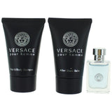 Versace pour Homme 3 pc mini SET (5ml EDT + 25ml H/B/S + 25ml A/S/B  ) for MEN