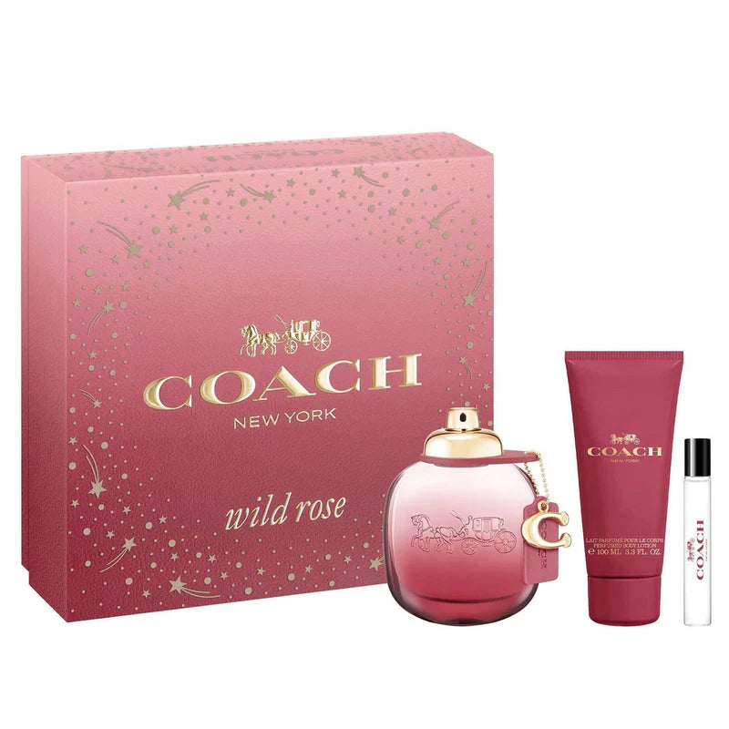 COACH WILD ROSE 3 PCS SET FOR WOMEN