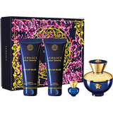 Versace Dylan Blue 4Pc 3.4 Edp Spr, 3.4 B/L, 3.4 S/G, 5Ml Mini