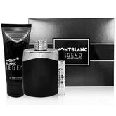 Mont Blanc Legend 3Pc 3.3 Edt Spr, 3.3 Shower Gel, Mini