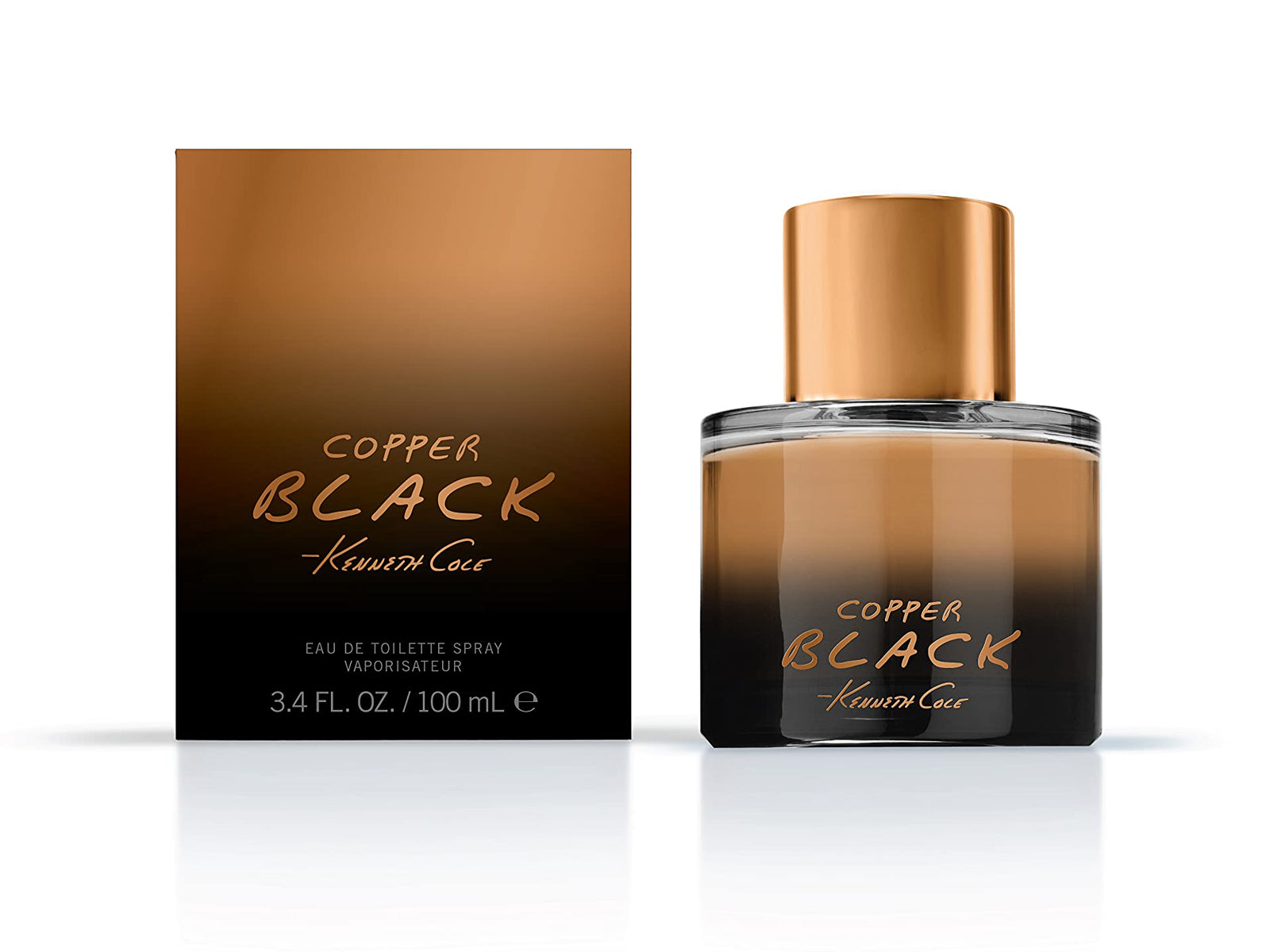 KENNETH COLE BLACK COPPER 3.4 OZ EDT FOR MEN