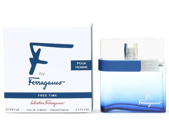 Ferragamo Pour Homme perfume bottle and packaging on a white background