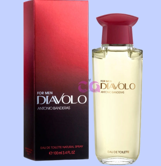Perfume bottle and packaging of Antonio Banderas Dávolo for men