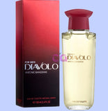 Perfume bottle and packaging of Antonio Banderas Dávolo for men