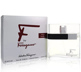 Ferragamo men's perfume bottle and packaging on a white background