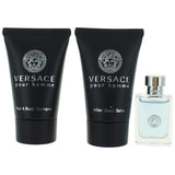 Versace pour Homme 3 pc mini SET (5ml EDT + 25ml H/B/S + 25ml A/S/B )