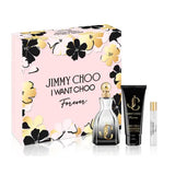 Jimmy Choo I Want Choo Forever 3 Pcs Set For : 3.4 Eau De Parfum + 0.25 Eau De Parfum + 3.4 Body Lotion