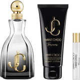 Jimmy Choo I Want Choo Forever 3 Pcs Set For : 3.4 Eau De Parfum + 0.25 Eau De Parfum + 3.4 Body Lotion