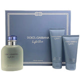 Dolce&Gabbana Light Blue(H/B)3Pc Set(4.2Oz Edt Sp,1.6Oz Shower Gel,1.6Oz After Shave Balm)
